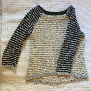 Loft fuzzy textured sweater